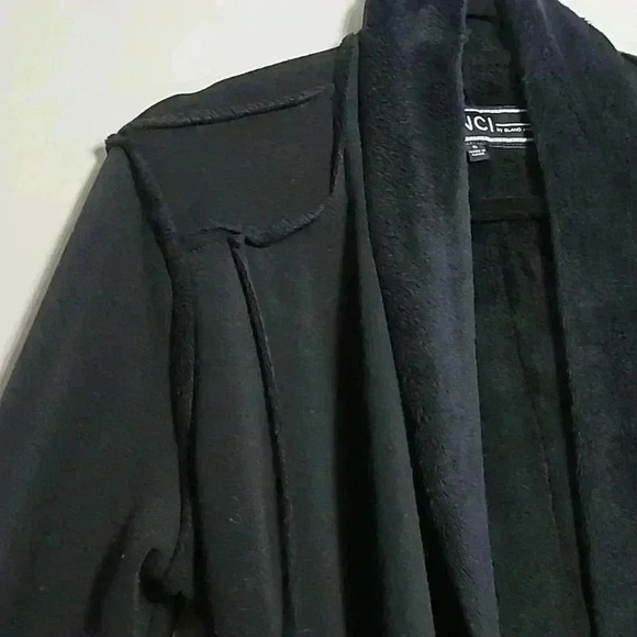 BNCI by Blanc Noir Black Wrap Sweater Size Small - Picture 12 of 13